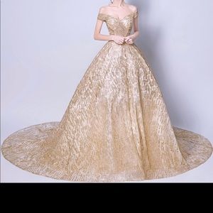 Dramatic floor length sequined dress!!!!